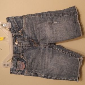 Levi's Bermuda Girls Denim Shorts Size 4 Like New